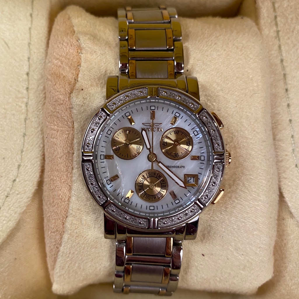 Invicta Watch 4719 Ii Chronograph With Diamonds
